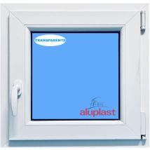 Eco-blu - Ventana Pvc 900x900 Blanca Oscilobatiente Derecha Vidrio Transparente
