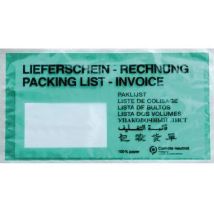 Warenbegleitpapiertasche Dl Papier D.grün 1.000st.