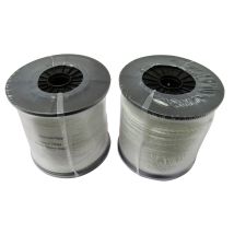 Fensecure - Electric Fence Rope Poly Fencing 6mm X 200m Rolls X2 (electrified Polyrope Horse White)