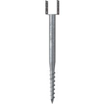 Krinner Schraubfundament U Länge 865 Mm Ø 60 Mmlichte Weite 111 Mm 3,1 Kg Stahl