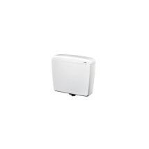 Caja de enjuague Superkariba Duo blanca – 6/9 litros – Carcasa ABS con tratamiento anti envejecimiento