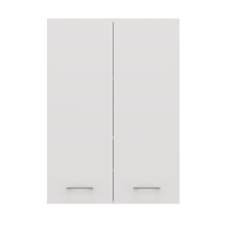 Hucoco - Nellio - Wall Mounted Mirror Cabinet - Bathroom Wall Cabinet - Dimensions 64x30x90 Cm - Bathroom Storage