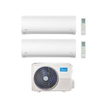 Midea Climatizzatore Dual Split Serie Xtreme Pro Green 9+12 Con M2oe-18hfn8-q Inverter R 32 Wi-fi Classe A++