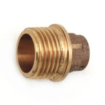 Frabo – Nipples bronzo diritto M. a saldare 3/4 x 28 – Filettatura 3/4" – Bronzo
