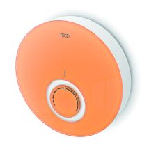Tece – Coperchio termostato design DT in vetro di sicurezza – Diametro 105 mm, profondità 27 mm – Utensili per termoidraulica