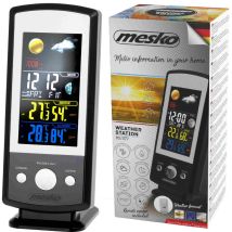 Mesko Nero Display Digitale A Colori Stazione Meteorologica Ms 1177