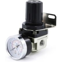 Regulador De Presión De Aire Gabrielle, Ar2000-02 G1/4, Compresor Neumático Con Manómetro, Válvula De Manómetro De Aire Ajustable De Aleación De 