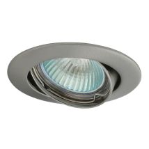 Kanlux - Punto De Techo Incorporado - Aluminio De La Mat Chrome - Ø82mm - Ajustable 15°