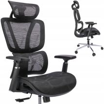 NEOVA Drehstuhl – Ergonomisch – Höhenverstellbar – 120 kg – 116-130 cm – 62 cm – 69 cm – 58 cm – 50 cm – 49 cm – 45 cm