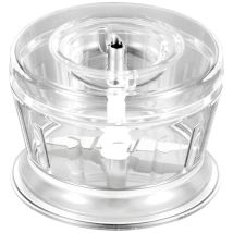 Zerkleinerer Transparent – ESGE – 0,200 kg – Edelstahlmesser – 11,00 x 14,00 x 9,00 cm – Küchenmaschine für Nüsse, Gewürze, Schokolade