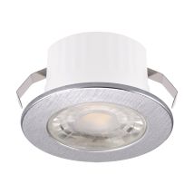 Luminaria Led Decorativa Plateada 3w 4100k Ip44 Fin Ideus 03871