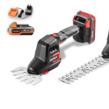 Fuxtec Cortasetos Inalámbrico 20v Fx-e1hhs20set – Hoja De 20 Cm – Diámetro De Corte 10,5 Cm – Batería Incluida