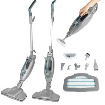 Pf01369vde Scopa A Vapore Verticale 14 In 1 - Portatile, Multiuso, Pulizia Senza Prodotti Chimici, Igienizzante Per Pavimenti/tappeti/casa, Serbatoio 