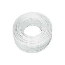 Rodi - Cable Electrico Manguera Plana 2x1,50 Mm De 100mt Blanco Mp2x1,5