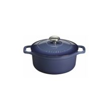 Ovaler, Emaillierter Gusseisen-auflauf, 28 Cm, Blau - Chasseur - Puc472897