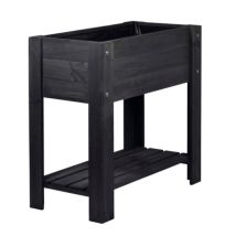 Dobar Hochbeet Mit Ablage, Anthrazit Fsc