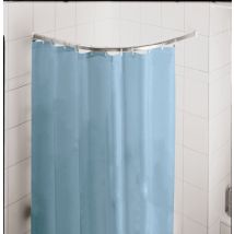 Kleine Wolke 3301101000 - Asta Per Tenda Circolare 90-90 Cm, Diametro: 25 Mm, Colore: Bianco