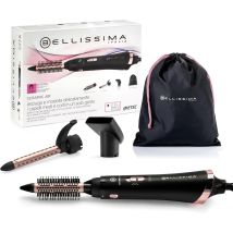 Imetec Bellissima Ceramic Hair Cepillo Secador Negro Rosa