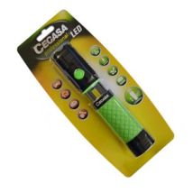 Cegasa - Professionelle Taschenlampe Led Ausziehbar Mit 350lm Frontlicht Und 120lm Seitenlicht - Wasserdicht Ip44 -- Wasserdicht - Betrieben Mit 4 Aaa