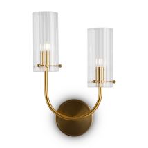 Lámpara De Pared De Cristal Glamurosa Arco Maytoni Mod223wl-02bs1