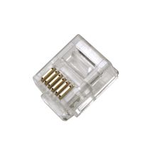 Telefonstecker Rj12 6p6c Flachkabel (100 Stck.) K11050