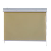 Jet-line - Vertikalmarkise 1.2x2.3 M Balkonmarkise Beschattung Von Kassettenrollo Beige