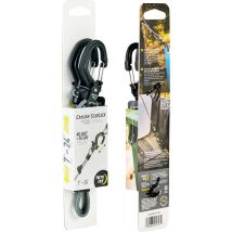 CamJam SlideLock verstellbares Bungee – 7 bis 24 Zoll – langlebiger Kunststoffkarabiner – 1 Stück