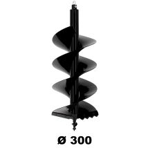 Suricut - Gt Garden Profi Erdlochbohrer Pfahlbohrer Pfostenbohrer Ersatzbohrer Für Erdbohrgerät, Stahl, Durchmesser 300mm