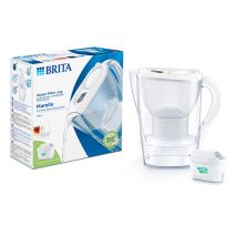 Brita – Marella Cool White Water Filter Jug with MAXTRA PRO Cartridge – 2.4L Capacity – Eco-Friendly Water Purification