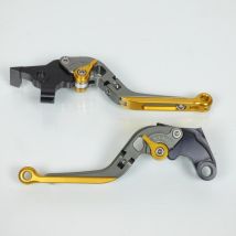 Paire De Leviers Articulés Droit Gauche Or Pour Moto Yamaha 850