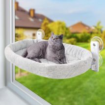 Hamaca Para Gatos, Cama Colgante Para Ventana, Cesta Y Estante Para Gatos Grandes, Tumbona Plegable, Fácil De Montar Con Ventosa Potente, Alfombrilla 