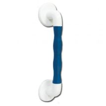 Akw - 1600 Series Natural Grip 32mm Diameter Straight Grab Rail 450mm Length - Blue