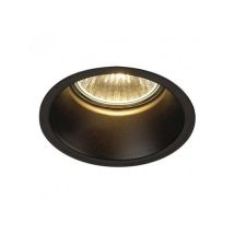 Foco Empotrable Slv Horn Gu10 50w Acero Negro Mate