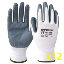 Nitri Fit G156b Professionelle Nitrilhandschuhe - Gr¤e 8 (pack 12 Paare) - Safetop
