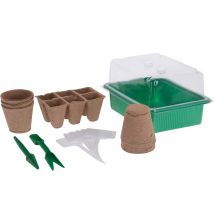 ProGarden – Mini kit de invernadero 17 piezas – 21cm alto x 15cm ancho x 6.5cm profundidad – Ideal para principiantes y expertos