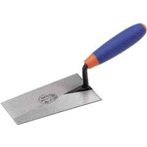 Cazzuolino Punta Cuadrada 982 14 – Acero templado – Mango recubierto de goma suave