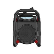 Radio de construcción UBOX 400R – Bluetooth, FM, DAB+, 3 altavoces de 7W, resistente a impactos, IP64