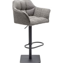 Kare Design Sgabello, Grigio, 111 X 55 X 65 Cm