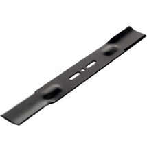 Cuchilla cortacésped UNIVERSAL 460 mm – Diámetro agujero central 10 mm – Diámetro agujero lateral 9,5 x 38 mm – Distancia entre agujeros laterales 76 