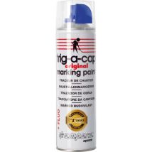 Ampere – Aerosol de construcción Fluo Blue 500ml – Pulverizador de marcaje resistente a la intemperie