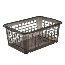 Lumarko Scatola Di Raccolta Modulabile Grigia Trasparente 25x17x10 Cm