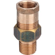 Viega Raccordo A Vite, R 1, Rp 1 Bronzo Rosso O Bronzo Al Silicio Modello 3341, 447021