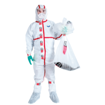Kit Amianto Completo Con Tuta Monouso Taglia Xl Weesafe Tipo 5/6 Bianco Xl