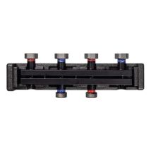 Collettore di riscaldamento KSV 125 – Due circuiti – Distanza assi 125mm, Pressione max 6 bar, Potenza max 70 kW – AFRISO