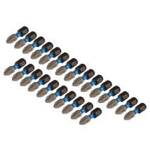 Draper Pz2x25mm Impact S/d Bit 25pk 05689 Pz-type Impact Screwdriver Bits, 1/4" Hex