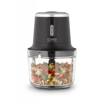 Caso Chop & Go Mixer 200W – 1L Mixbecher – Schwarz-Transparent – Akkustandsanzeige – Spülmaschinenfest