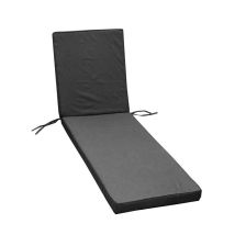 Jardin Prive - Cojín Para Tumbona Solarium Monte Carlo - 185 X 55 X 6 Cm - Gris Pizarra