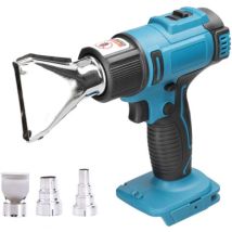 Crediri Cordless Heater With Lithium Battery And 2 Nozzles, Compatible With Makita 18v Lithium Battery, Multicolor