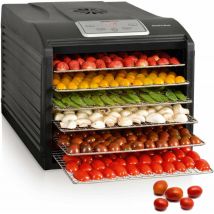 Deshidratador Frutas Y Verduras 6 Bandejas 500w - Secco 6 Black - Kitchen Chef -
