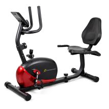 Strongology Zenpedal Recumbent Exercise Bike For Home, Magnetic Resistance Bike With 8 Levels, Lcd Monitor With Heart Rate, Adjustable Seat With Back 